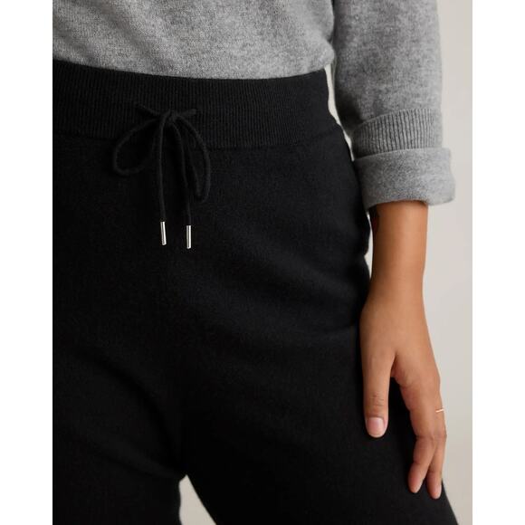 Quince Mongolian Cashmere Sweatpants Joggers Black Size S NWT Luxury - Picture 6 of 14